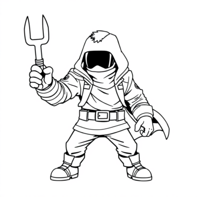 Sách tô màu: Brawl Stars – Leon trong chế độ vô hình