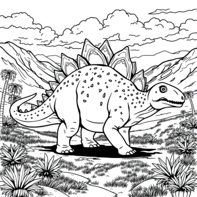 Sary: Dinosara – Stegosaurus mandeha ao an-dàlana