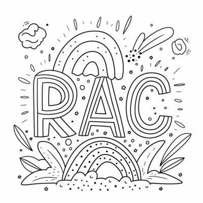 Sách tô màu: Dành cho trẻ em 4-5 tuổi – Những chữ cái cầu vồng học bảng chữ cái