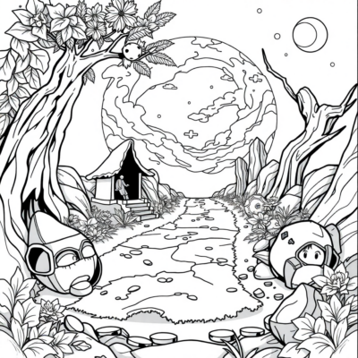 Sách tô màu: Dành cho trẻ lớn – Bản đồ bí ẩn dẫn đến kho báu