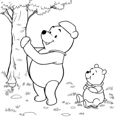 Sách Tô Màu: Pooh Tìm Mật Ong