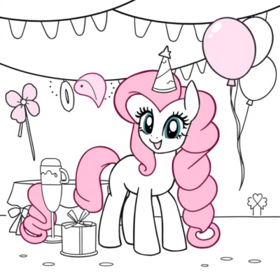 Sách tô màu: My Little Pony – Pinkie Pie tổ chức tiệc