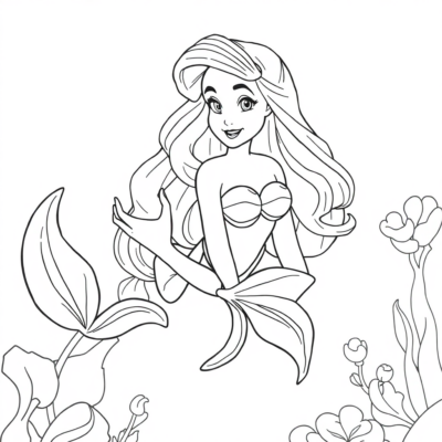 Arielka Coloriage