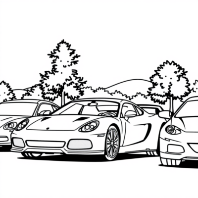 Sách tô màu xe ô tô vui nhộn cho trẻ em