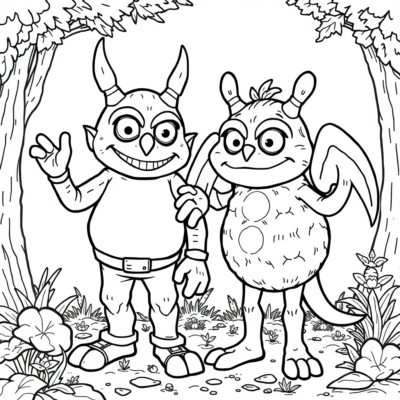 Bolek và Lolek Sách tô màu