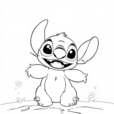 Disney Stich Sách Tô Màu Để In