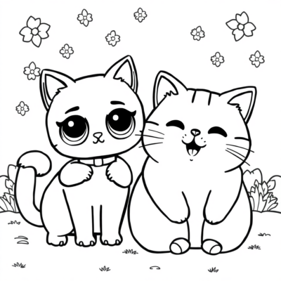 sách tô màu LOL và Pusheens