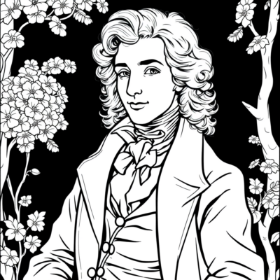 Sary ivelan’ny loko: fryderyk chopin sary ivelan’ny loko ho an’ny ankizy