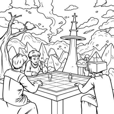 Sách tô màu: trò chơi bảng tô màu