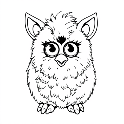 Tranh tô màu: trò chơi tô màu Furby