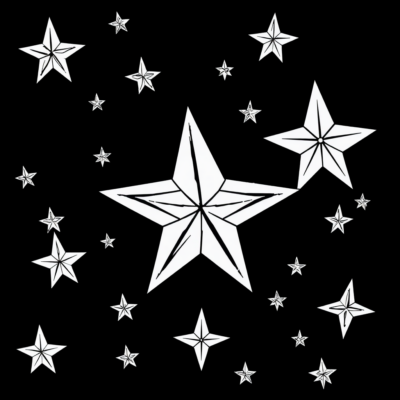 Những ngôi sao tô màu