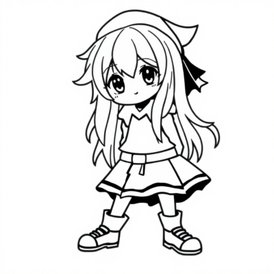 Sách tô màu Anime để in