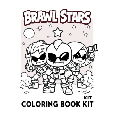 Sách Tô Màu Brawl Stars Kit