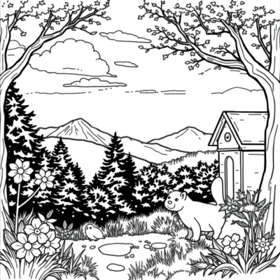 Sách tô màu: sách tô màu in cho trẻ em