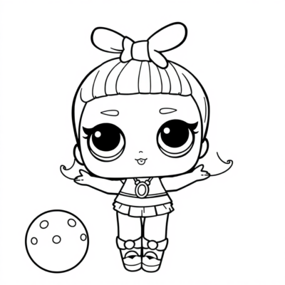 Sách tô màu LOL Surprise in được