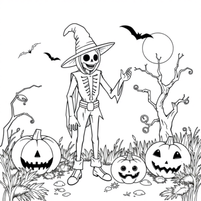Sách tô màu: sách tô màu Halloween