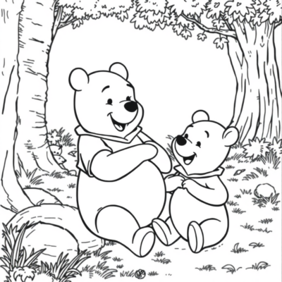Sách tô màu của Winnie the Pooh