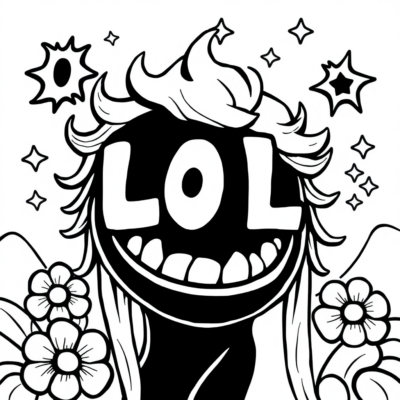 Tờ tô màu LOL để in