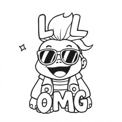 Sách Tô Màu LOL & OMG Dành Cho Thiếu Nhi