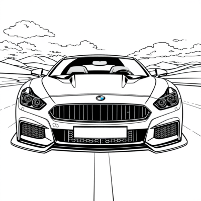 Sách Tô Màu Ô Tô Thể Thao