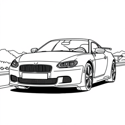 Tô màu xe ô tô cho bé vui nhộn