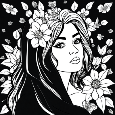 Sách tô màu cho người lớn nữ giới