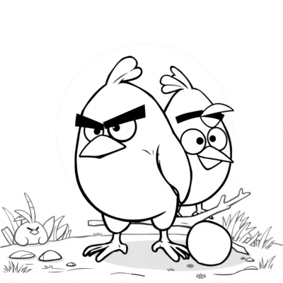Sách tô màu: sách tô màu cho trẻ em angry birds