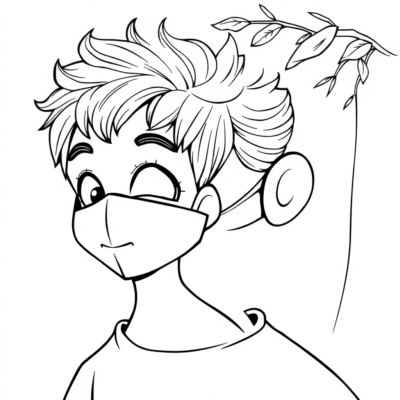 Sách tô màu: sách tô màu cho trẻ em mặt nạ