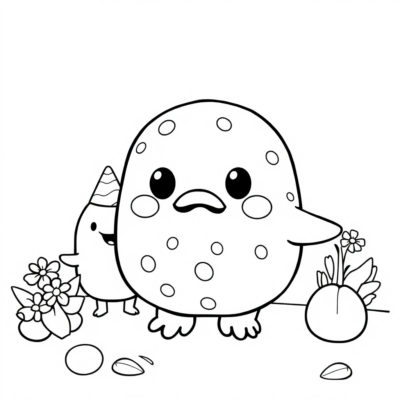 Sách tô màu: sách tô màu cho trẻ em Num Noms