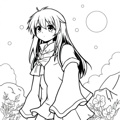 Sách tô màu Anime