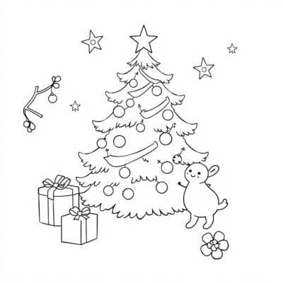 Tập Tranh Tô Màu Giáng Sinh Vui Nhộn