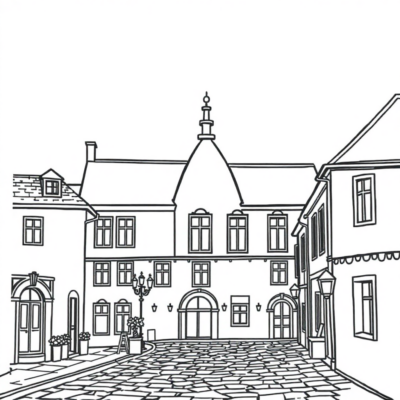 Châu Âu Vui Màu – Sách Tô Cho Trẻ Em