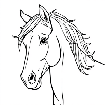 Sách tô màu ngựa con vui nhộn