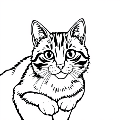 Sách tô màu mèo dễ thương cho bé