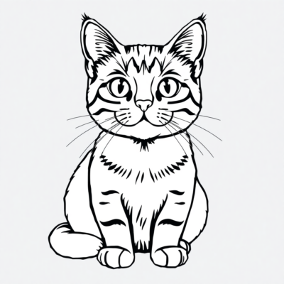 Sách tô màu mèo để in