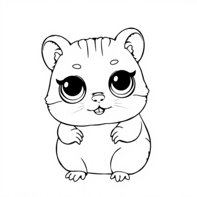 Sách tô màu LOL Surprise Pets Chú hamster