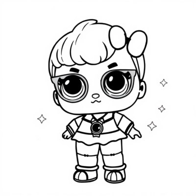 Sách Tô Màu LOL Surprise – Bộ 4 Bạn Nhí