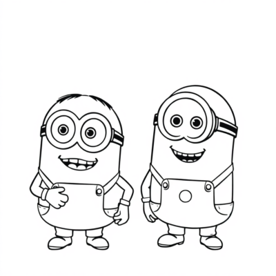 Tranh tô màu Minion