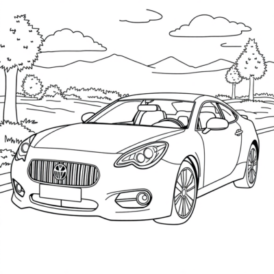 Tô màu ô tô vui nhộn