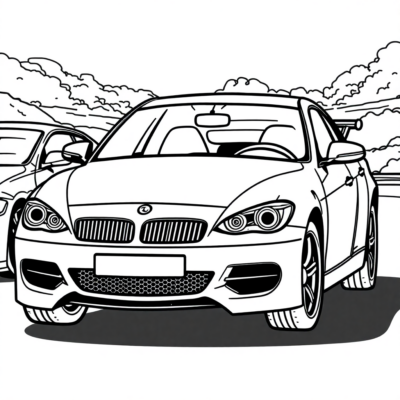 Tập tô ô tô vui nhộn cho bé