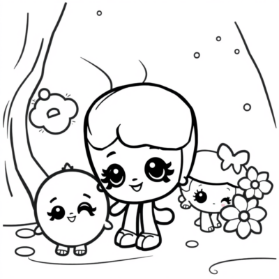 Sách tô màu Shopkins vui nhộn dành cho bé