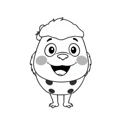 Sách tô màu Toca Boca in được