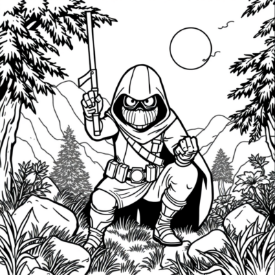 Sách tô màu: sách tô màu từ trò chơi để in