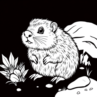 Sách tô màu của Chuột chũi