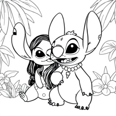Lilo và Stitch Sách tô màu