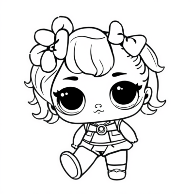 Sách tô màu búp bê LOL dễ thương