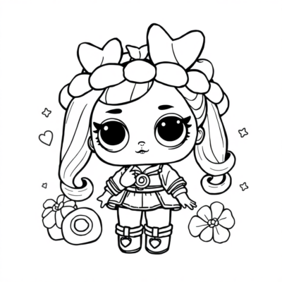Sách tô màu LOL Surprise
