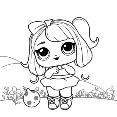 Sách tô màu: tô màu lol surprise