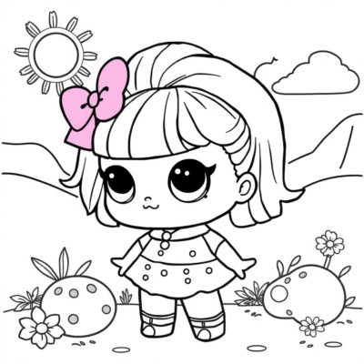 Sách tô màu: lol surprise sách tô màu