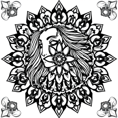 Sách tô màu: Mandala vui nhộn cho bé